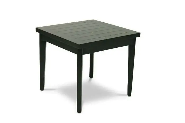 Adeline Sleek Aluminum End Table for Patios