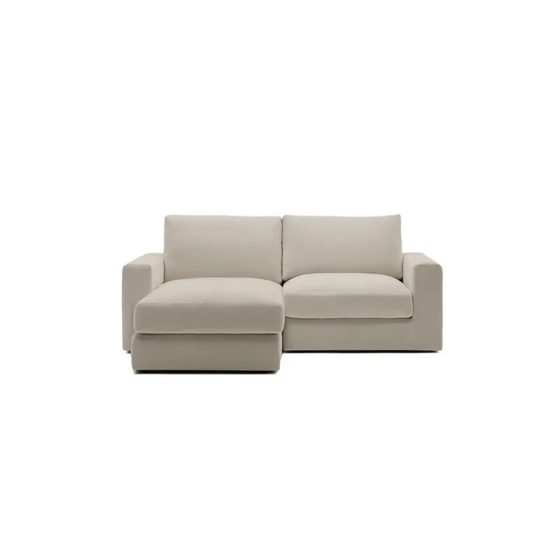 Alea 3-Seater Sofa with Left-Hand Chaise in Toasted Beige