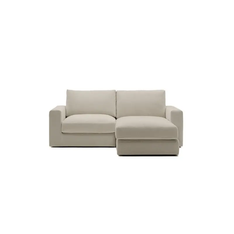 Alea 3-Seater Sofa with Right-Hand Chaise in Toasted Beige