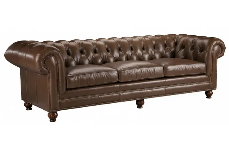 Alfred 112″ Vintage Tufted Back Sofa