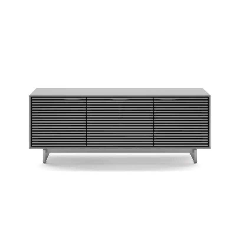 Align 7477ME Entertainment Unit in Fog Grey Laminate