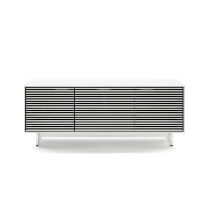 Align 7477ME Media Console in Satin White Finish