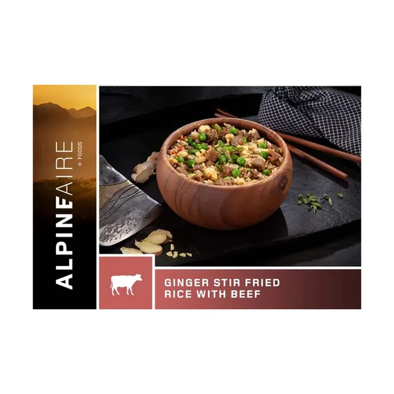 AlpineAire Ginger-Glazed Beef Stir-Fry with Rice