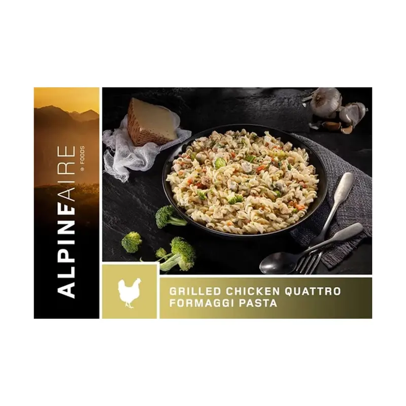 AlpineAire Grilled Chicken Quattro Formaggi Pasta Meal
