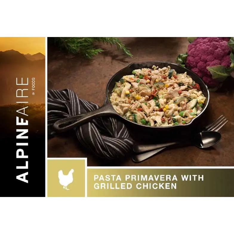 AlpineAire Pasta Primavera Featuring Grilled Chicken (Freeze-Dried)