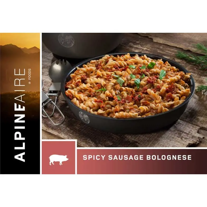 AlpineAire Spicy Sausage Bolognese Pasta (Freeze-Dried)