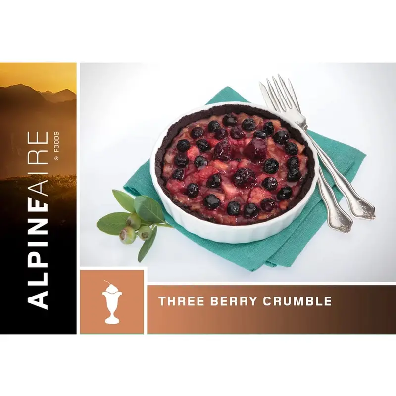 AlpineAire Three Berry Crumble Dessert Entree