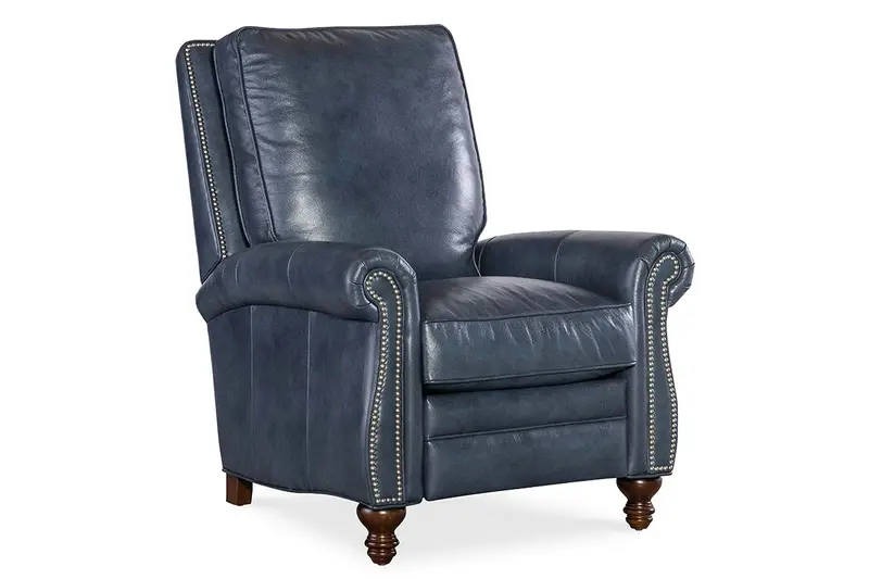Amani Leather Pillow-Back Recliner – Premium Comfort and Timeless Design