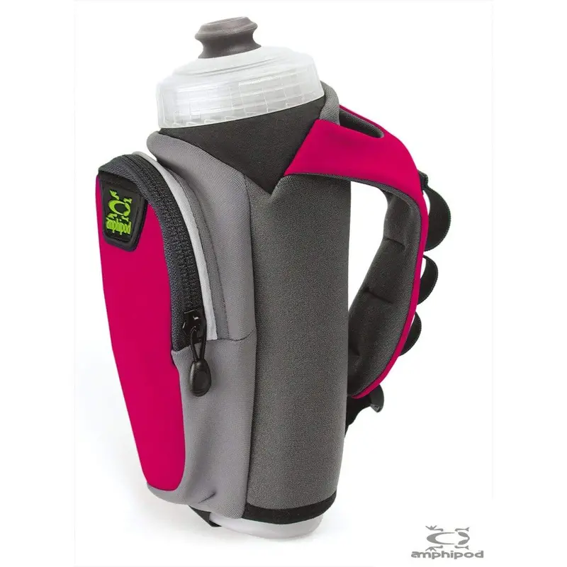 Amphipod Hydraform Ergo-Lite Ultra – 16 oz Handheld Hydration Bottle with Pouch