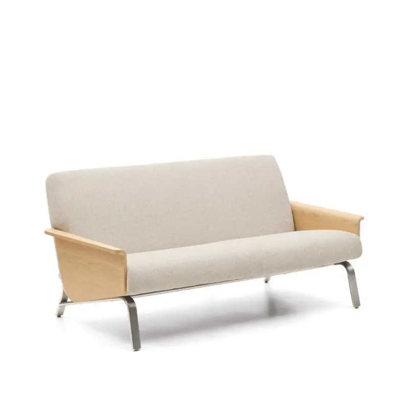 Amsen Natural Ash 2-Seater Sofa – Airy Modern Silhouette