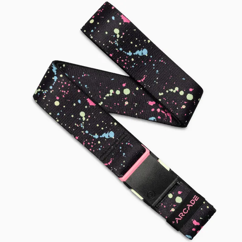Arcade Splatter Stretch Belt for Everyday Wear