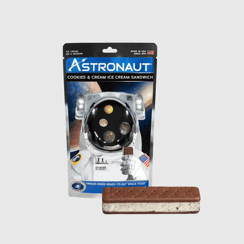 Backpacker’s Pantry Cookies ‘n Cream Astronaut Ice Cream Sandwich