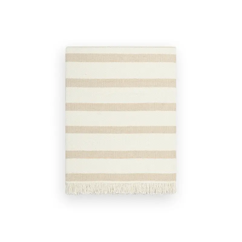 Banksia Soft Knit Throw in Almond