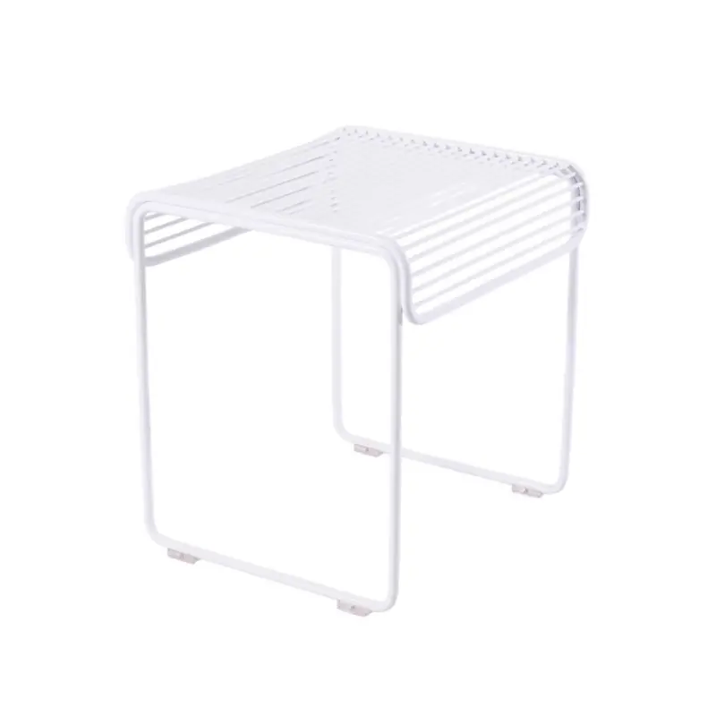Beaumont White Outdoor Stool
