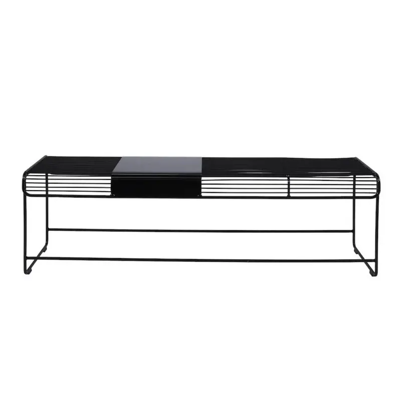 Benmore Black Outdoor Bench Seat