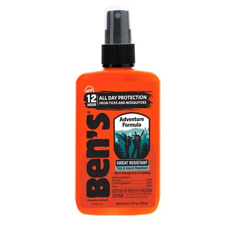 Ben’s Adventure Formula Insect Repellent – 3.4 oz Travel-Sized DEET-Free Spray