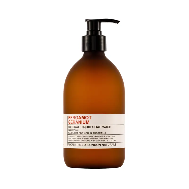 Bergamot & Geranium Hand and Body Wash – Botanical Skincare