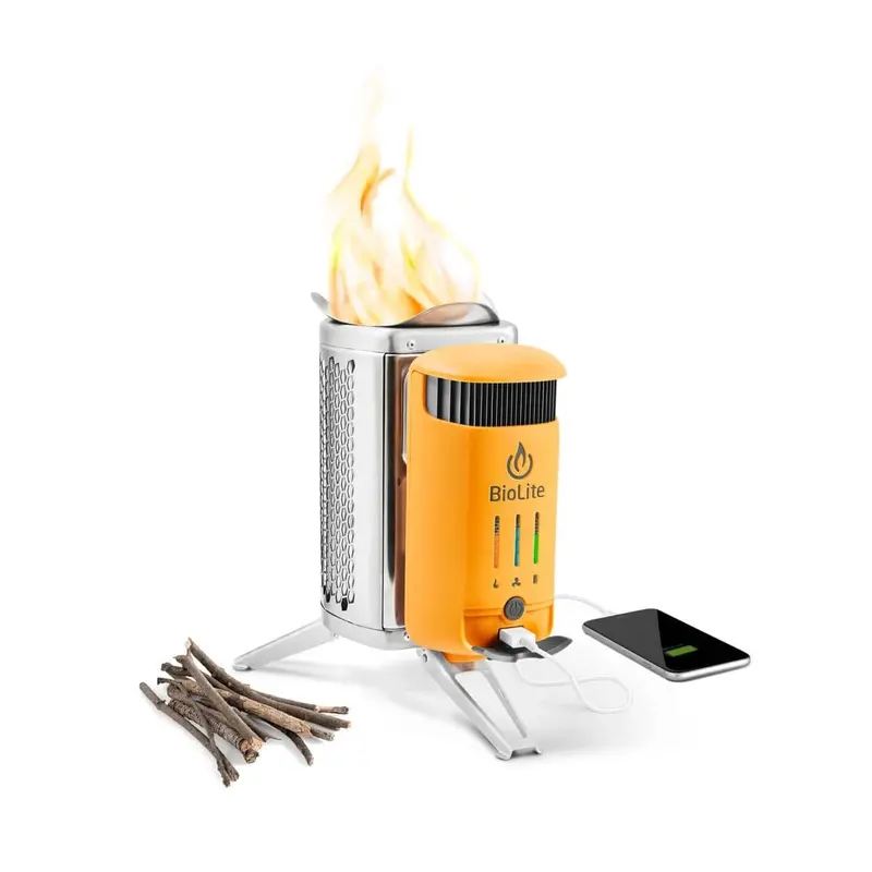 BioLite CampStove 2 Plus Portable Wood-Burning Cookstove with USB Charging
