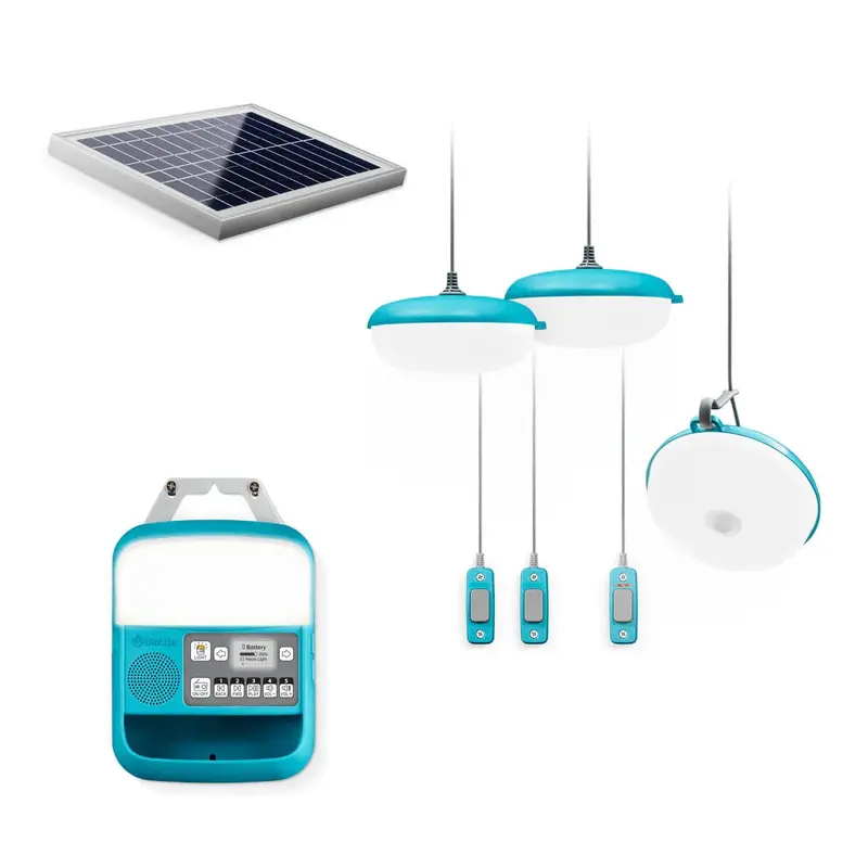 BioLite SolarHome 620+ – Off-Grid Solar Lighting, Charging & Radio System
