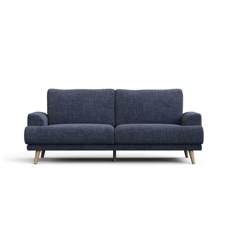 Bjorn Dark Blue 2-Seater Sofa