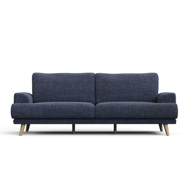 Bjorn Dark Blue 3-Seater Sofa