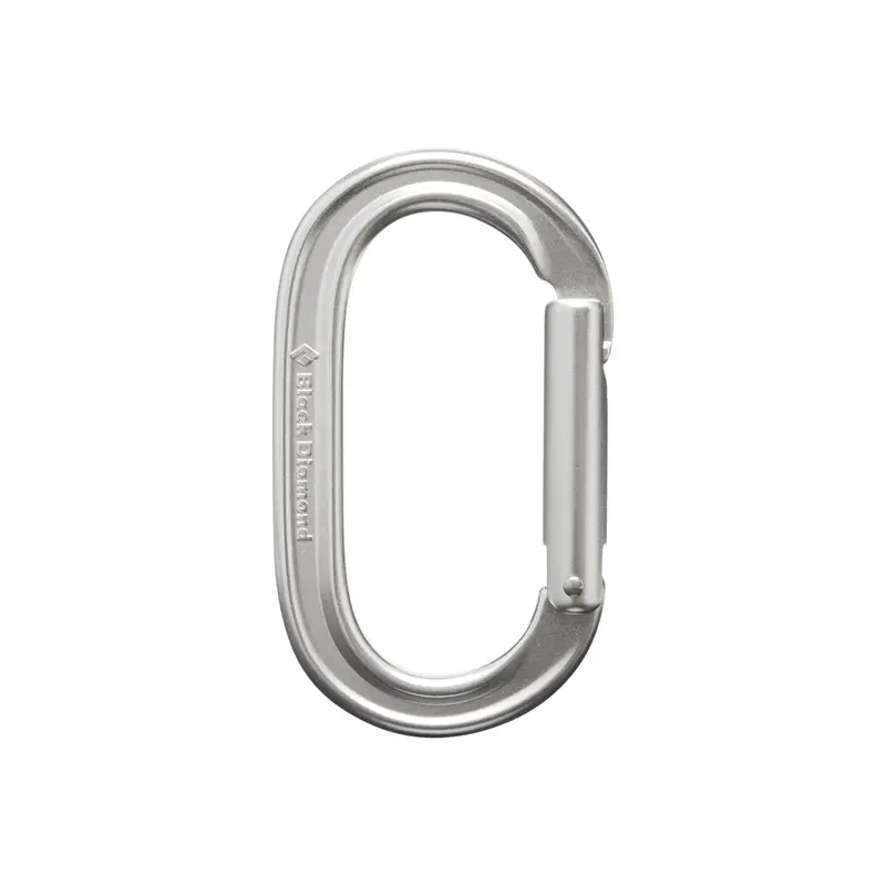 Black Diamond Oval Keylock Carabiner – Smooth-Gate Oval Climbing Hook
