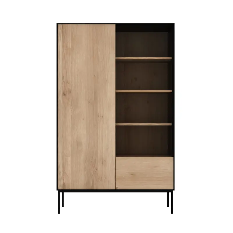 Blackbird Oak Storage Cabinet with Doors