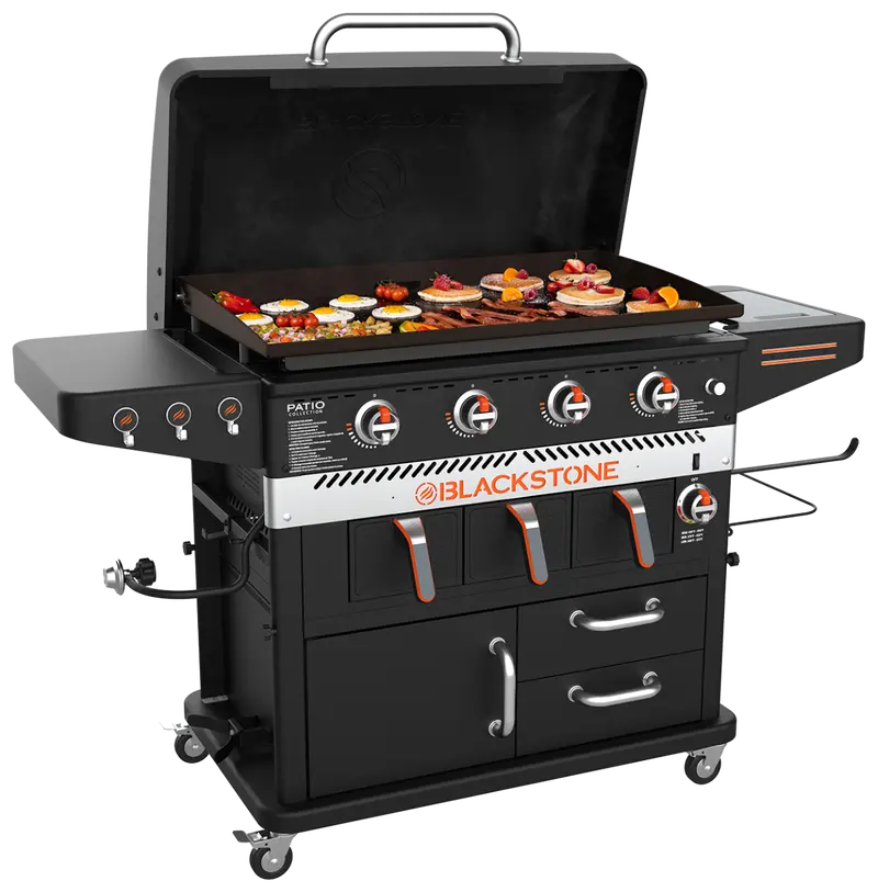 Blackstone 36-Inch Griddle Combo: Air Fryer + Cabinet System