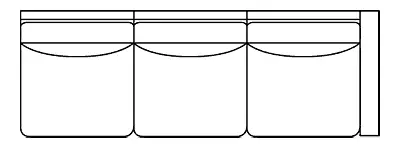 Caden Designer-Style Leather Right-Arm Sofa
