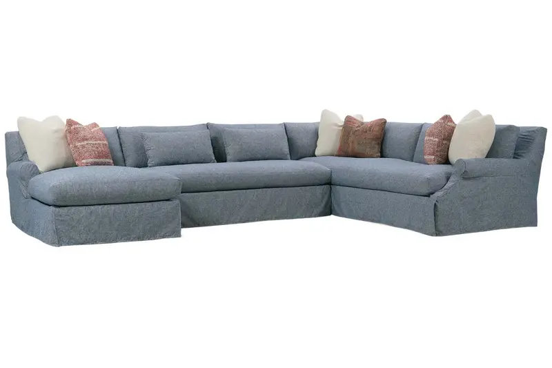 Calista Cloud Comfort Grand-Scale Bench Sectional