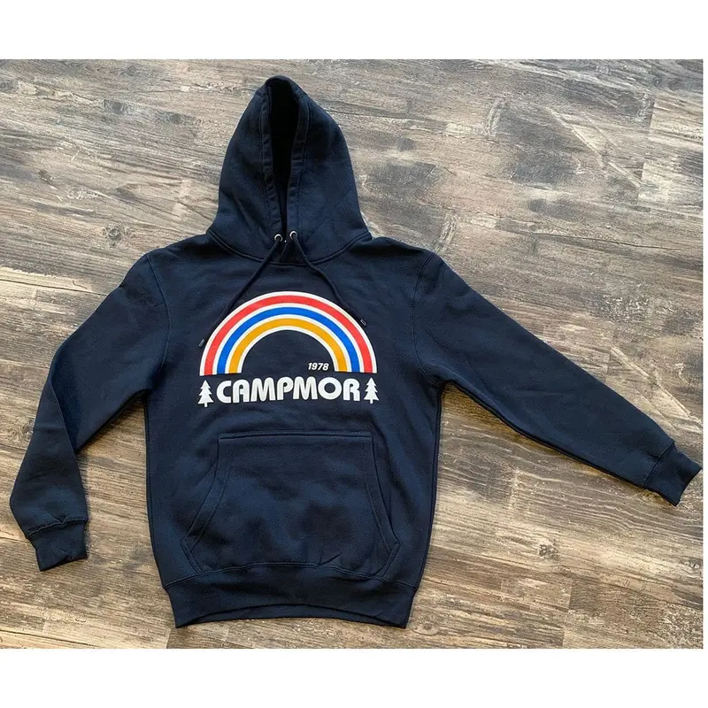 Campmor Rainbow Pullover Hoodie – Unisex Cotton Blend