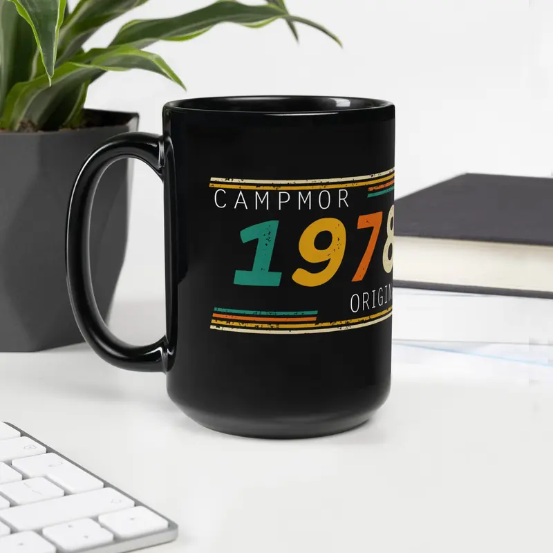 Campmor Retro 1978 Coffee Mug – 15 oz Ceramic Tumbler
