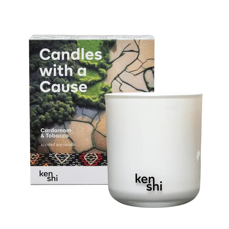 Cardamom & Tobacco Soy Candle – Spicy Earthy Blend