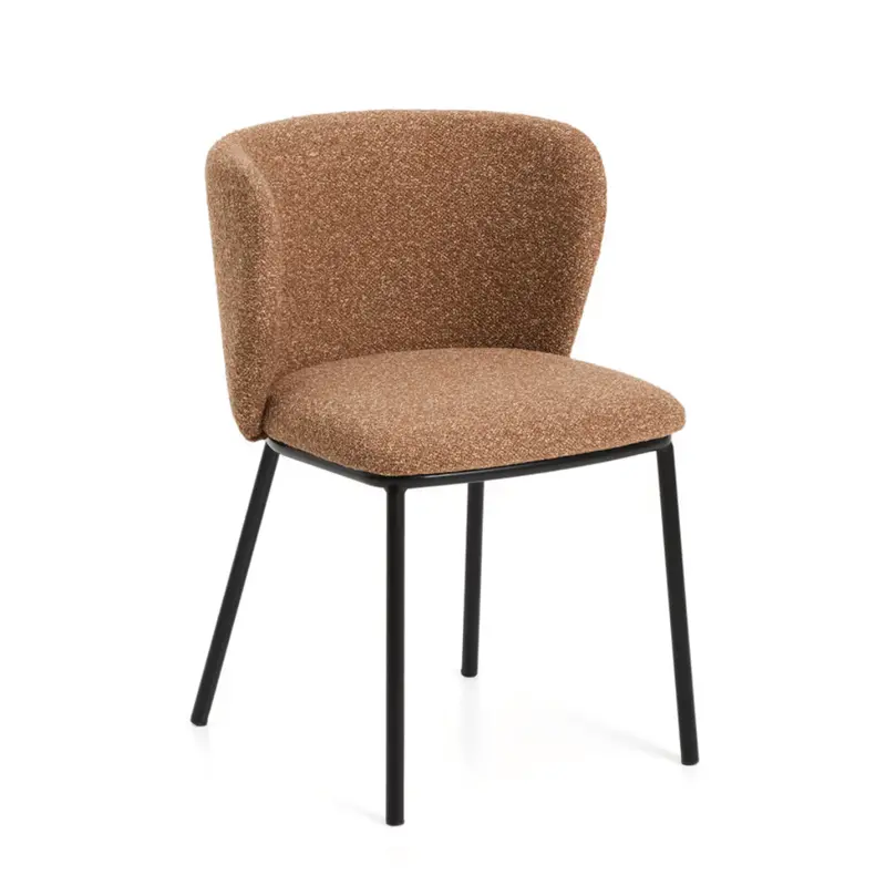 Carly Terracotta Upholstered Dining Chair