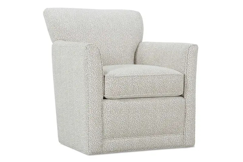 Caroline Modern Swivel Arm Chair – Quick Ship Fabric