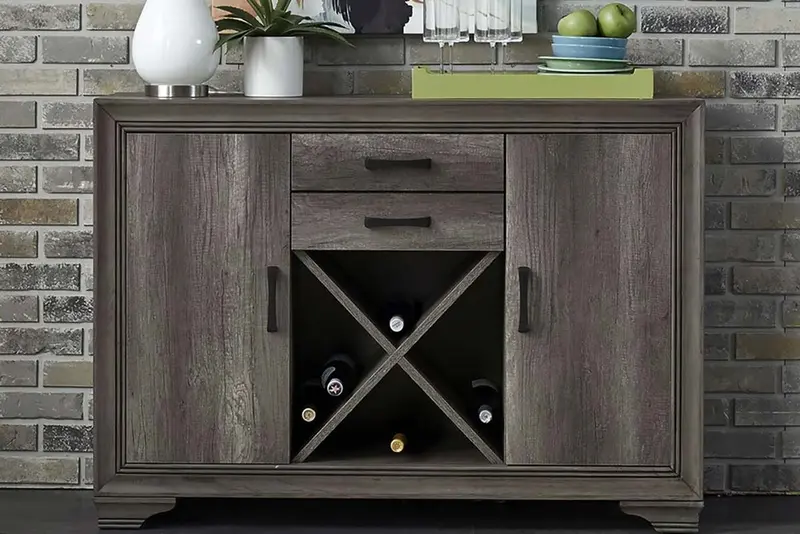 Carson Greystone Door-Style Dining Buffet Server