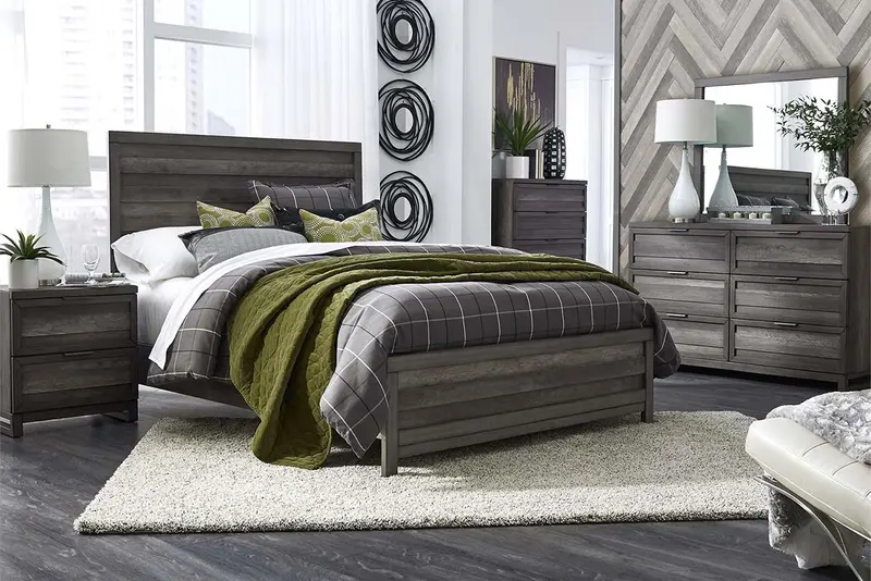 Carson Urban Loft Panel Bed – Queen or King Size