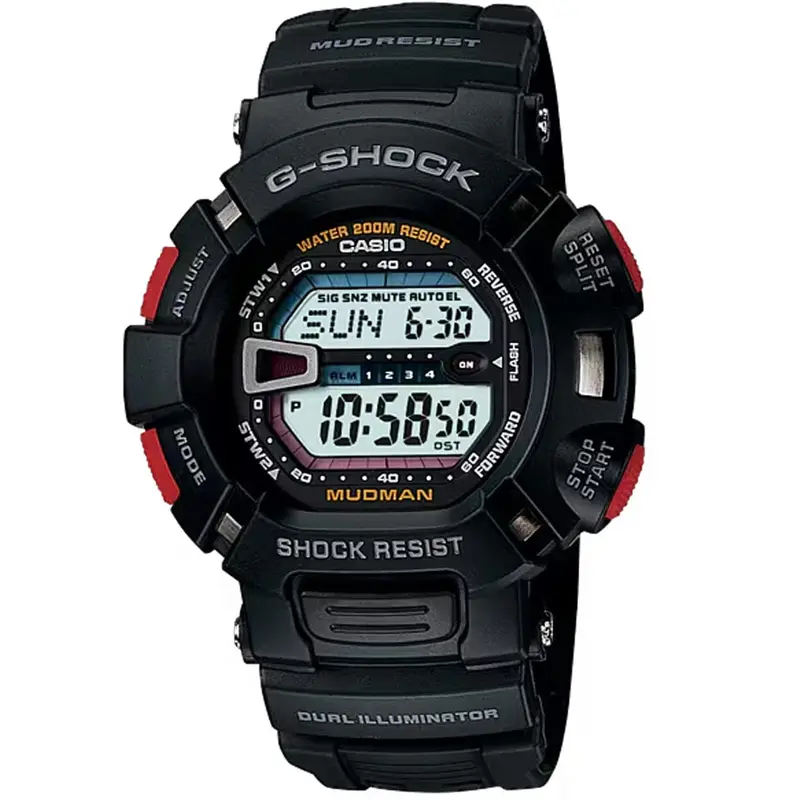 Casio G9000-1V Digital Watch – Original G-Shock Triple Sensor Model