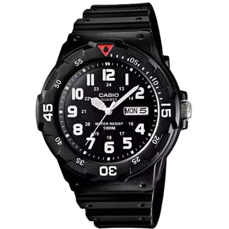 Casio MRW200H-1BV Analog Watch – Resin Strap Timepiece with Mineral Glass