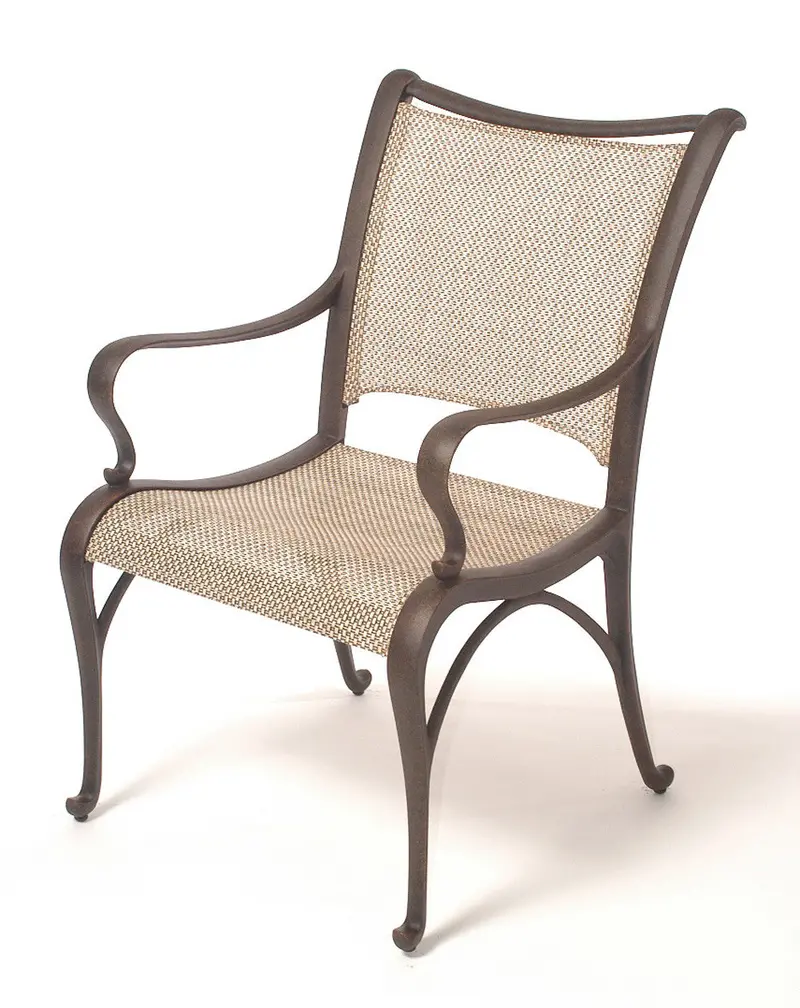 Central Park Cast Aluminum Dining Chair – Sleek Outdoor Seating