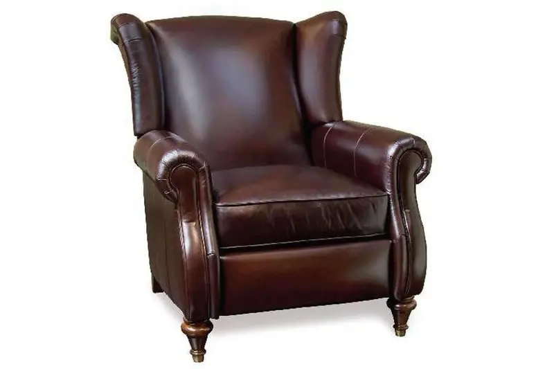 Chamberlain Leather Wingback Reclining Chair