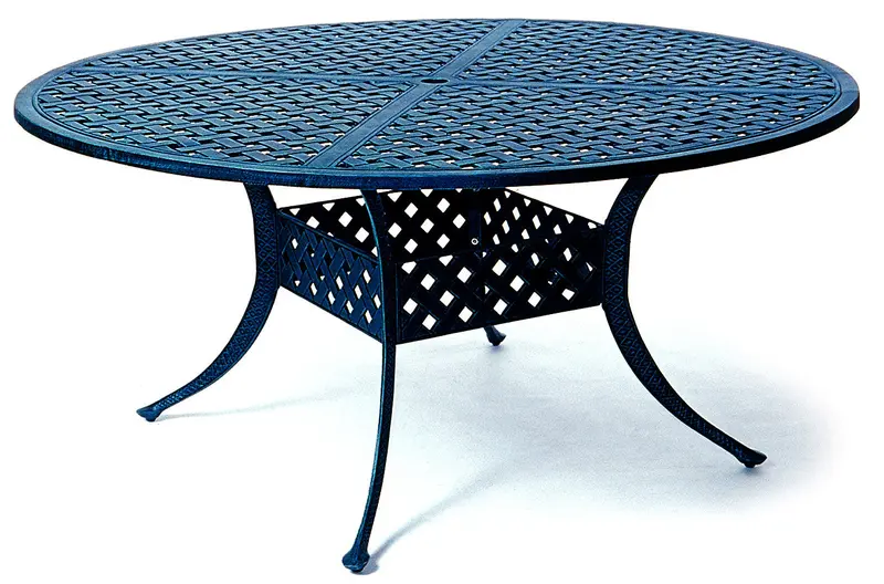 Chateau 54-Inch Cast Aluminum Dining Table – Compact Outdoor Dining
