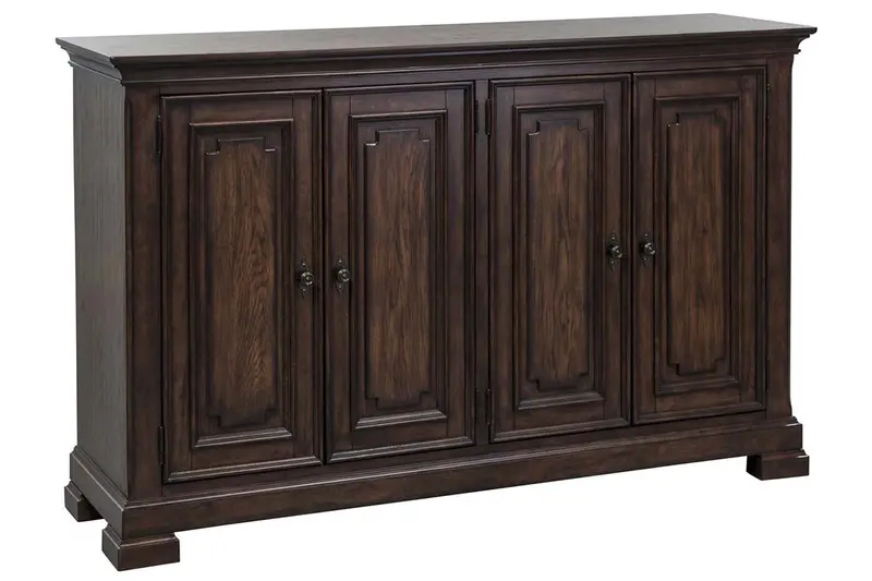 Chauncey Antique Brownstone Door-Storage Buffet Server