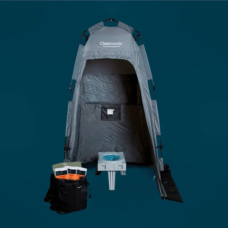 Cleanwaste GO Anywhere Privacy Shelter – Portable Pop-Up Enclosure