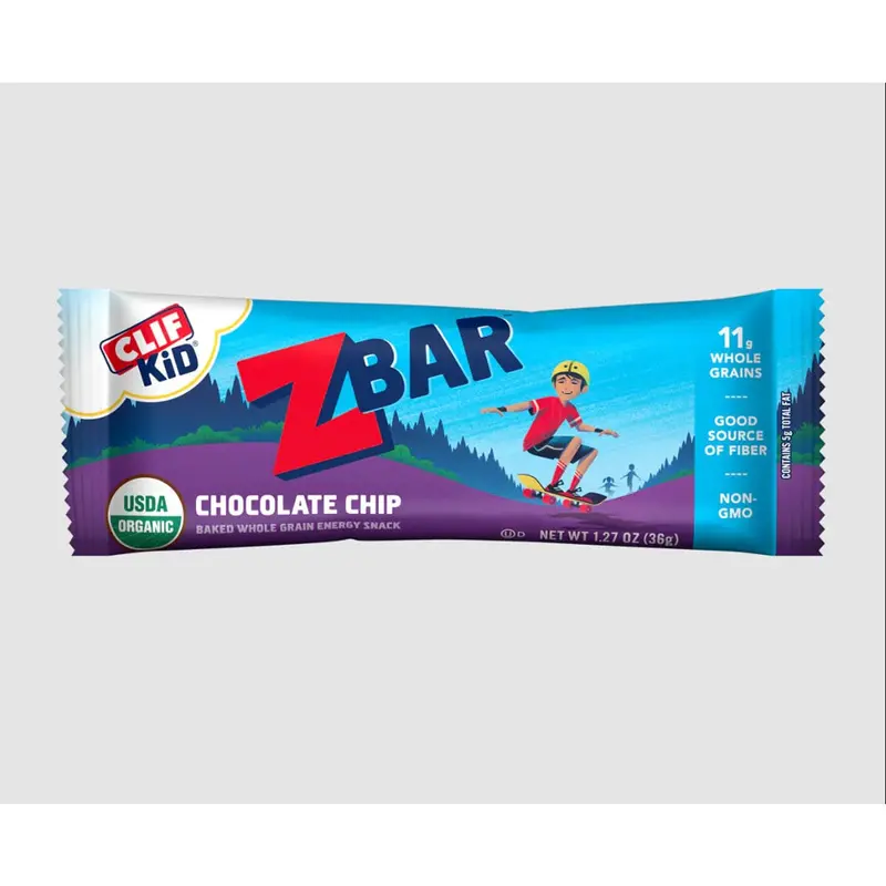 Clif Kid Zbar Chocolate Chip Nutrition Bar for Kids