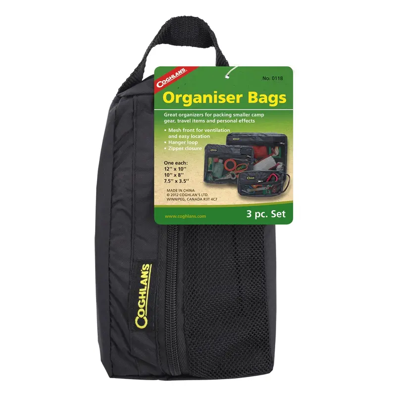 Coghlan’s Modular Clear Organizer Storage Bags