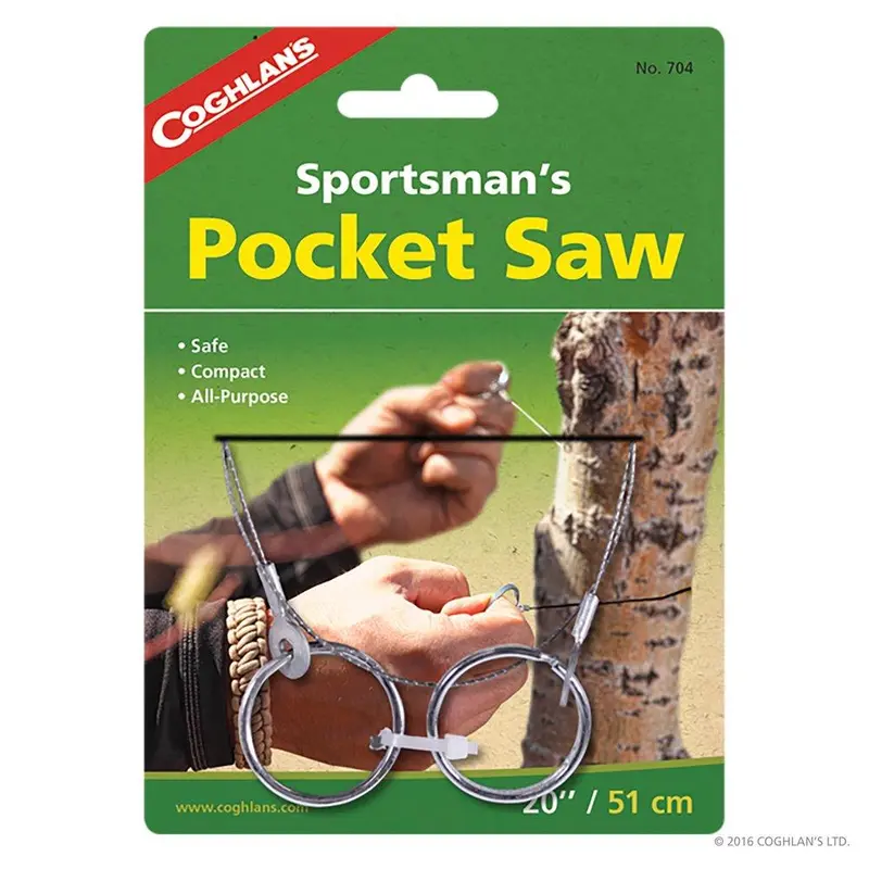 Coghlan’s Portable Pocket Saw – Lightweight Folding Camp Saw