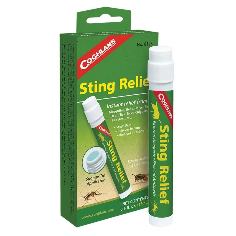 Coghlan’s Sting Relief Swab – Portable Itch & Pain Relief for Insect Bites