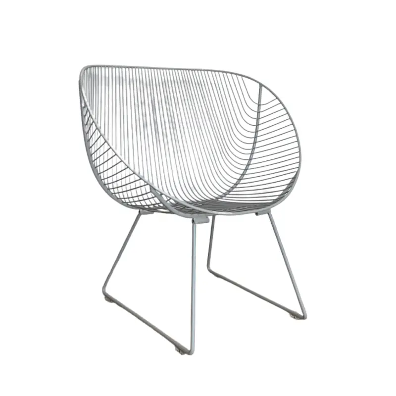Coromandel Stainless Steel Patio Armchair in Fog Grey