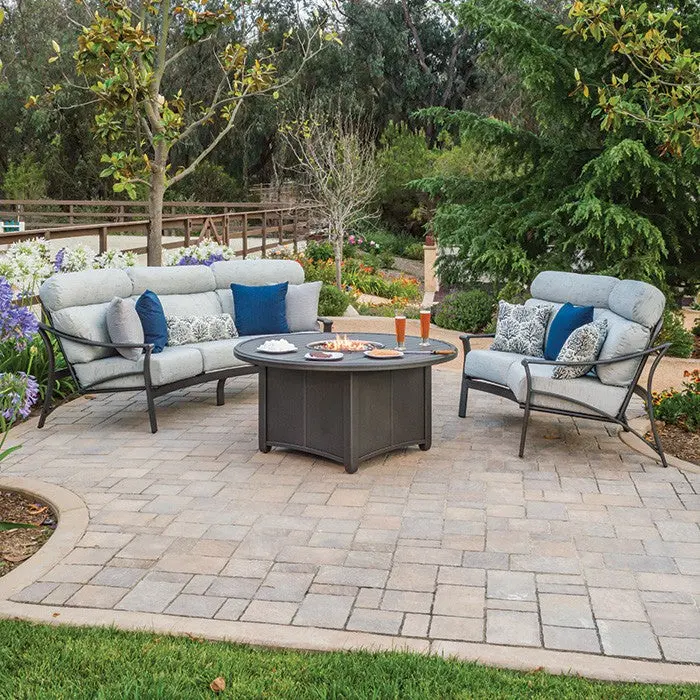 Corsica Outdoor Sofa with Built-In Fire Pit